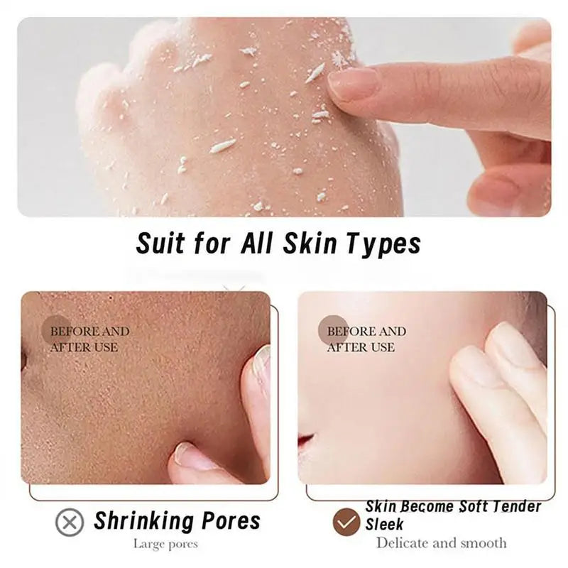 Exfoliator Facial Scrub Gentle Brightening Rice Cream And Gel Full Body Cleanser Scrub For Women Of Any Skin Type Moisturizing