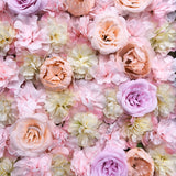 Artificial Wall Panels Flower Wall Mat Silk Flower Panels for Outdoor Garden Backyard Fence Privacy Screen and Indoor Wall Decor