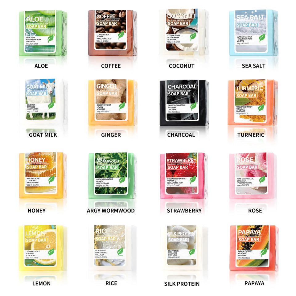 2pcs/goat milk ceramide bath cleaning soap nicotinamide essence hand soap facial cleaning soap