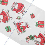4 Rolls Christmas Pattern Toilet Paper Xmas Santa Claus Decor Tissue Towel Napkin Napkins