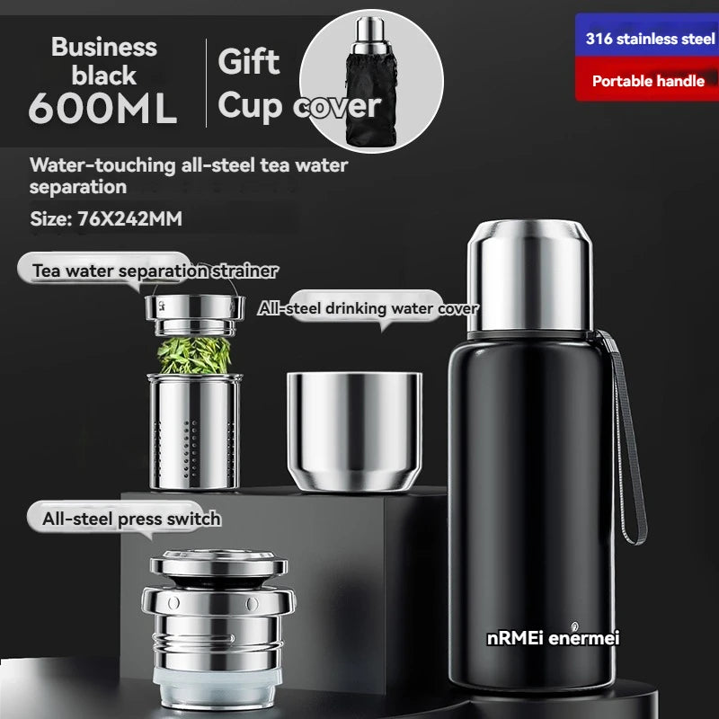 1.5L Thermos Bottle For Tea Stainless Stee Insulated Coffee Bottle Hot Water Bottles Vacuum Flask Mug Thermal Containers Cup
