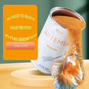 Hatching-free Brine Shrimp Fish Feed Food Decapsulated Artemia Cysts Brine Shrimp Aquarium Fish Food Artemia