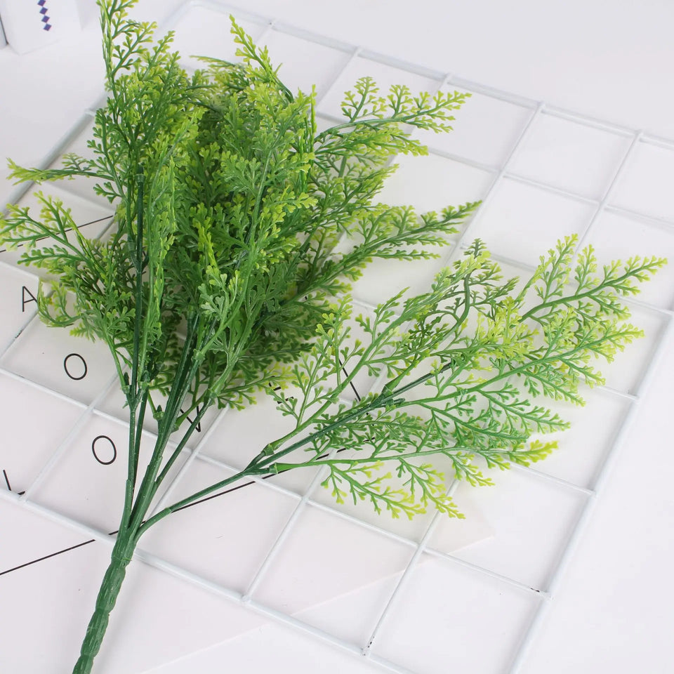 13 Inch Artificial Maidenhair Fern Aquatic Plant for Green Wall Garden Decor Persian Fern Faux Greenery