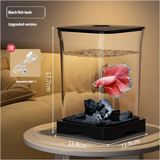 4K High-definition Desktop Fish Tank Acrylic Fish Tank Detachable Transparency Small Tank Multipurpose Amphibian Feeding Box