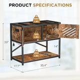 4050 Gallon Fish Tank Stand with Builtin Power Outlets and LED Lighting for Home Aquarium Setup Durable Metal Frame with Storag
