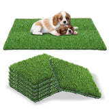10 Pcs 12 Inchx12 Inch Fake Grass Deck Turf Tiles Interlocking Grass Deck Tiles Flooring Decor Pad for Garden Lawn Patio Balcony