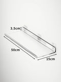 Acrylic Storage Rack Wall Panel No Need To Drill Holes, Bathroom, Bathroom, Kitchen Storage Rack, Organic Glass Strong Sticker