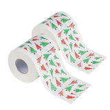 Toilet Paper Christmas Pattern Series Roll Paper Santa Claus Reindeer Hygienic Paper Creative Toilet Papers Rolls Funny Napkins
