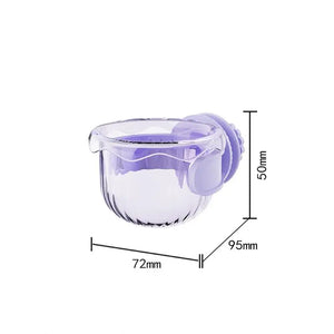 ♥♥♥Plastic Parrot Feeder,Transparent Bird Food Box,Splash-proof Water Feeder