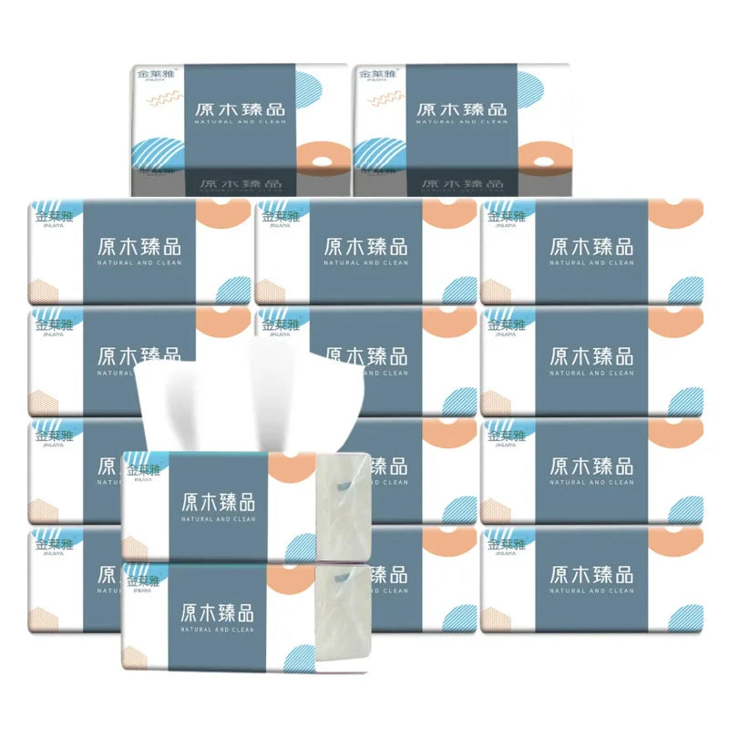 10-20 Packs Of Wooden Paper, 420 Sheets Per Pack, 5-layer Thick,  Toilet Paper, Napkins, Large Sheets Of Pape