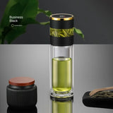 Tea Infuser Vacuum Flask Temperature LED Display 450ml Insulated Cup Stainless Steel Tumbler Thermos Bottle Travel Coffee Mug