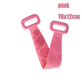 Foot Wash Mat Silicone Sponge Body Brush in The Shower Reusable Wall Mounted Back  Silicone Bath Foot Massage Pad Shower