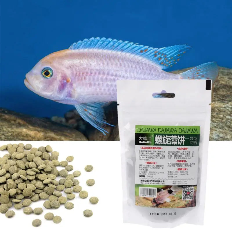 new Small Fish Food Spirulinas Tablets Improving Immune System Blended-Diet