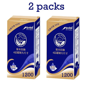 Bulk Pack Toilet Paper for Home Use Soft Embossed Tissues Bottom Extraction Hand Towels Bathroom Paper Essentials