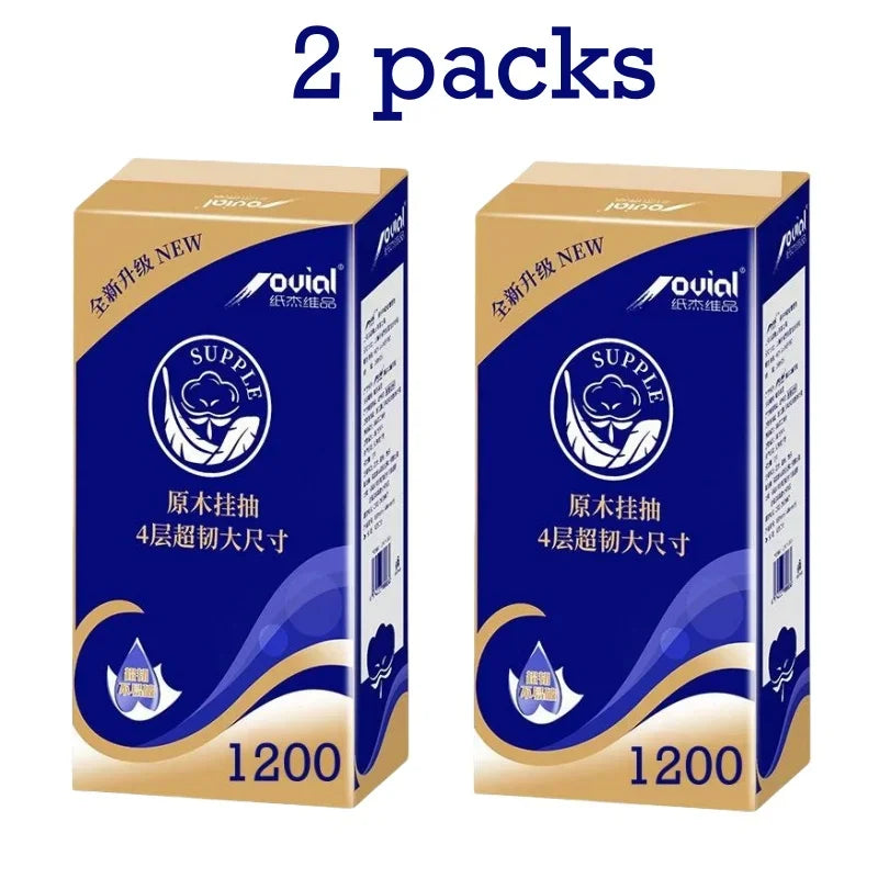 Bulk Pack Toilet Paper for Home Use Soft Embossed Tissues Bottom Extraction Hand Towels Bathroom Paper Essentials