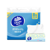 Vinda Fine And Tough Drawing Paper; 3 Layers Of 100 Draw 8 Packs Of Napkins; Toilet Paper Pull-out Tissue Affordable Packaging