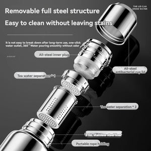 1.5L Thermos Bottle For Tea Stainless Stee Insulated Coffee Bottle Hot Water Bottles Vacuum Flask Mug Thermal Containers Cup