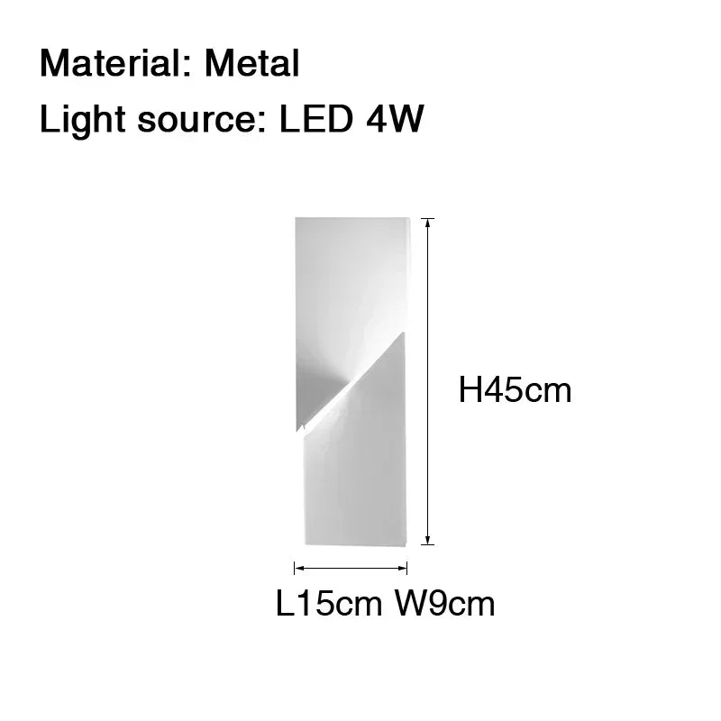 Italian Design Wall Lamp LED Background Sconce Creativity Art Model Indoor Living Dining Room Bedroom Hallway Home Decor Lamp