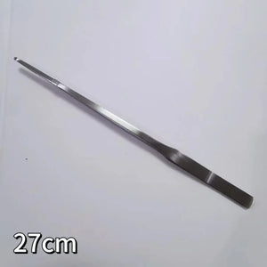 Stainless Steel Aquarium Tweezers Set (27/38/48cm) - Curved Aquascaping Tools for Plants & Feeding, Fish Tank Maintenance Kit