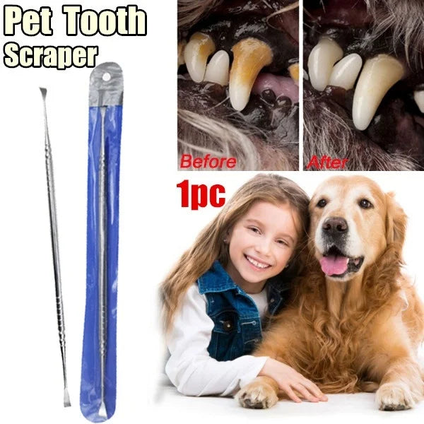 1pc Pet Tooth Clean Scraper Tartar Removal Dog Tooth Cleaning Cleaning Scraper Quick Cleaning Pet Dog Oral Tooth Scraper Tool