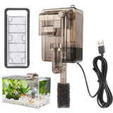 Fish Tank Filter Water Pumps External Hang Up Filter For Aquarium Filter Oxygen Submersible Water Purifier Suspended Filter