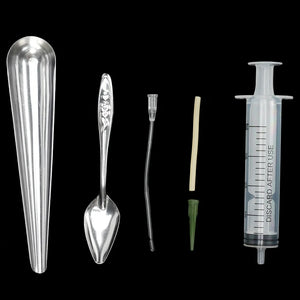 Bird Feeding Dropper Hose Small Pet Feeder Water Needle Tube Liquid Injection Hose Parrot Feeding Syringe Spoon Kits