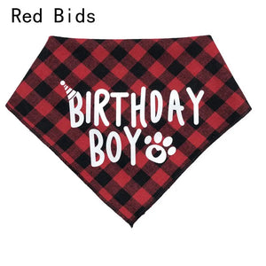 Cute Pet Birthday Caps/Bibs Design Headwear Triangle Scarf Hat Tie Collar Cat Dog Costume Pets Accessories Decoration Supplies