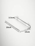 Acrylic Storage Rack Wall Panel No Need To Drill Holes, Bathroom, Bathroom, Kitchen Storage Rack, Organic Glass Strong Sticker