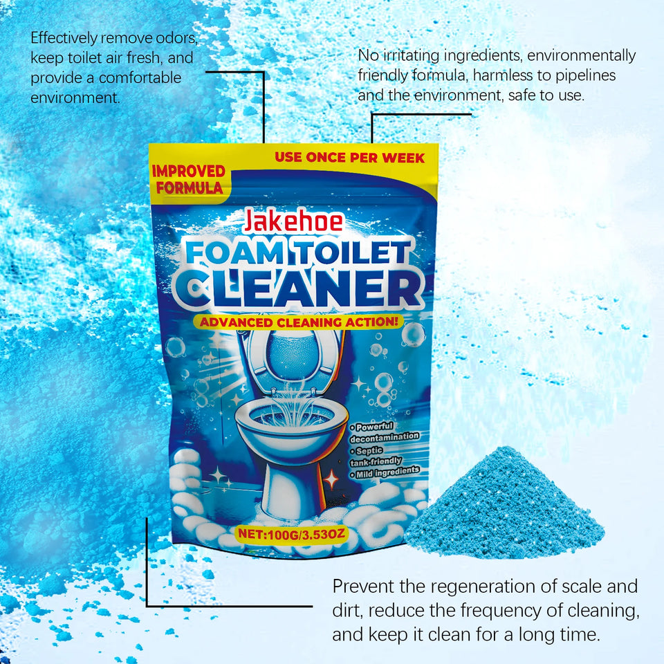 Toilet Bowl Foam Cleaning Powder Bathroom Toilet Cleaning Decontamination Keep Fresh Air For Household Multi-Purpose Cleaner