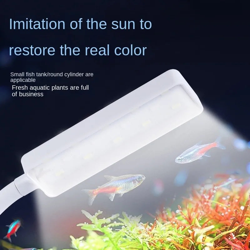 90~260V aquarium Super Bright Lamp LED Aquarium Light For Aquatic Plant Fish Tank Extensible Clip Lamp Fish tank lighting