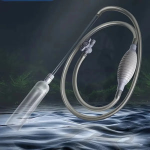 1.5m Aquarium Manual Water Changer  Fish Tank Air Pump Cleaning Tools Handheld Aquarium Cleaner Vacuum Siphon Pump Pet Products