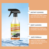 120ml Kitchen Degreaser Spray Household Oil Stain Deep Cleaning Stove Utensils Foam Cleaner Renewed Shine for Kitchen Appliances
