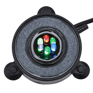 Submersible Underwater Fish Tank Light Color Changing LED Air Light Aquarium Air Bubble Lamp Making Oxygen for Fish Tank