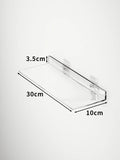 Acrylic Storage Rack Wall Panel No Need To Drill Holes, Bathroom, Bathroom, Kitchen Storage Rack, Organic Glass Strong Sticker