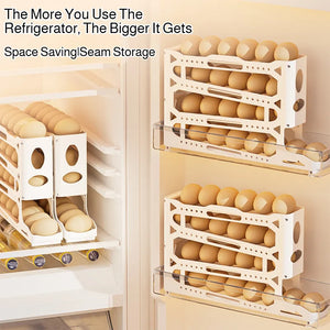 Food Grade Egg Organizer Compartmentalized Refrigerator Fresh Storage Fresh Egg Organizer