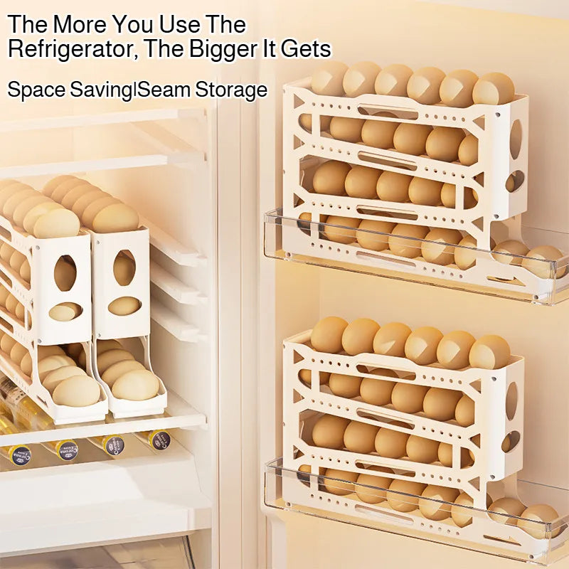 Food Grade Egg Organizer Compartmentalized Refrigerator Fresh Storage Fresh Egg Organizer