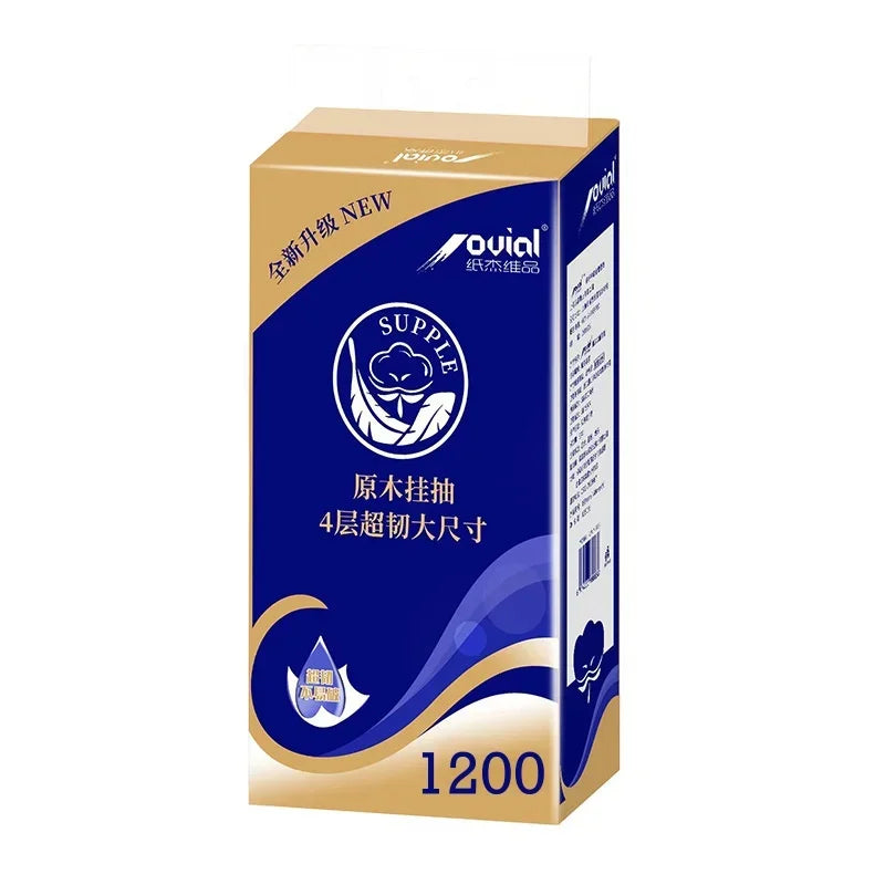 Bulk Pack Toilet Paper for Home Use Soft Embossed Tissues Bottom Extraction Hand Towels Bathroom Paper Essentials