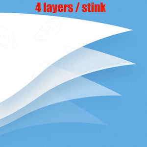 3 Packs 300pcs/pack Toilet Paper 4 Layers Thickened Wettable Facial Tissue Kitchen Napkins Handkerchiefs Disposable Tissue Paper