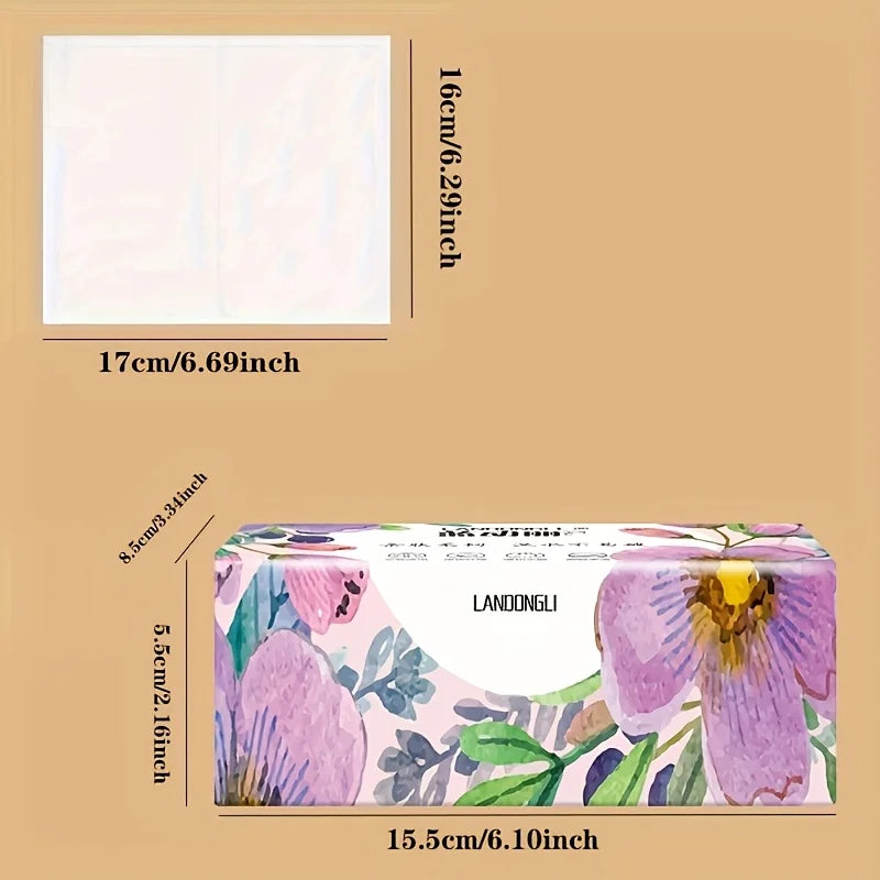 10 Packs of Facial Tissue, 270 Sheets Per Pack, Household Toilet Paper, Toilet Paper, Napkins  Toilet Paper