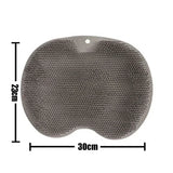 Foot Wash Mat Silicone Sponge Body Brush in The Shower Reusable Wall Mounted Back  Silicone Bath Foot Massage Pad Shower