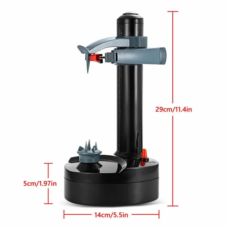Automatic Rotating Apple Peeler Lemon Peeling Machine Automatic Fruits Vegetables Kitchen Peeling Tool Electric Potato Peelers