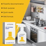 Jaysuing Kitchen Degrease Spray Quick Dissolve Oil Stains Remove Stubborn Stains Polishing Refreshing Kitchen Oven Cleaner Spray