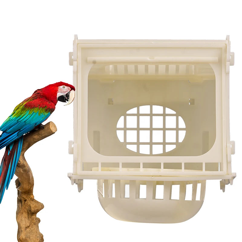2Pcs Bird Nest Parrot Nest High Quality Plastic Pet Birds Hatching Tools Bird Eggs Nest Removable Durable Outdoor Bird's Nest
