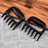 2Pcs Bear Meat Claws Handle Barbecue Forks Kitchen Manual Food Fork Meat Pork Clamp Roasting BBQ Fork Kitchen Knives Tool