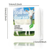 2pcs/goat milk ceramide bath cleaning soap nicotinamide essence hand soap facial cleaning soap