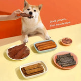 12.7oz Natural Jerky Dog Treat Chewable Protein Snacks with Chicken Turkey Salmon Beef Duck Dental Health Treat for All Dog Size