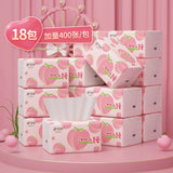 400 Sheets/pack Of Shukele Paper, 5 Layers Of Thickened, 80 Sheets/pack, Large Napkins, Large-sized Hand Wipes, Toilet Paper