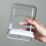 Clear Food Grade Plastic Storage Jar Airtight Seal for Kitchen Snacks Cereals Beans Kitchen Storage Organizer Kitchen Storage