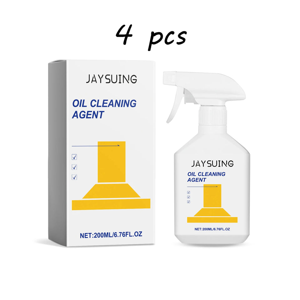 Jaysuing Kitchen Degrease Spray Quick Dissolve Oil Stains Remove Stubborn Stains Polishing Refreshing Kitchen Oven Cleaner Spray