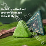 Seven-green Usman Grass Shampoo Soap Cypress Leaf Polygonatum Herbal Plant Extract Refreshing Clean Oil Control and Itching 120g